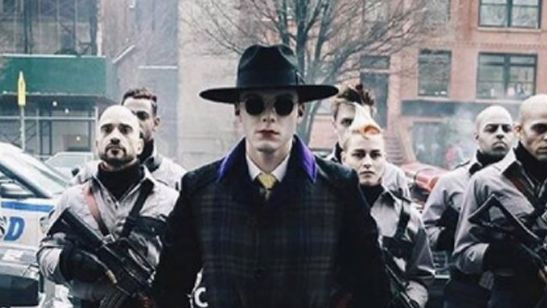 'Gotham': Nuevas imágenes de Jerome maquillado de El Joker en el 'set' de rodaje