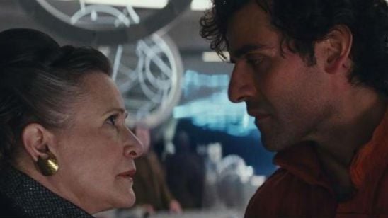 'Star Wars: Los últimos jedi': Carrie Fisher abofetea más de 40 veces a Oscar Isaac en las tomas falsas de la película noticias imagen