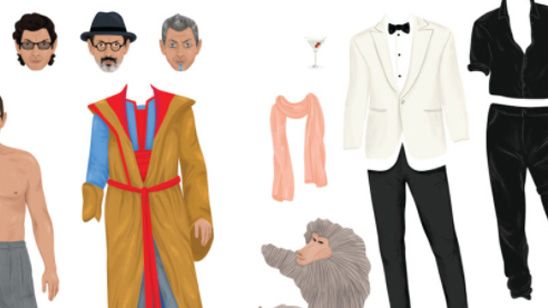 Un nuevo libro te permite vestir a Jeff Goldblum con los atuendos de sus películas noticias imagen