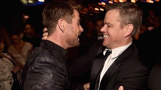 Chris Hemsworth y Ben Affleck pelean por la amistad de Matt Damon en las redes sociales noticias imagen
