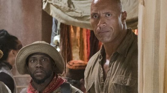 'Jumanji: Bienvenidos a la jungla': Dwayne Johnson bromeada así con Kevin Hart en el set de rodaje noticias imagen