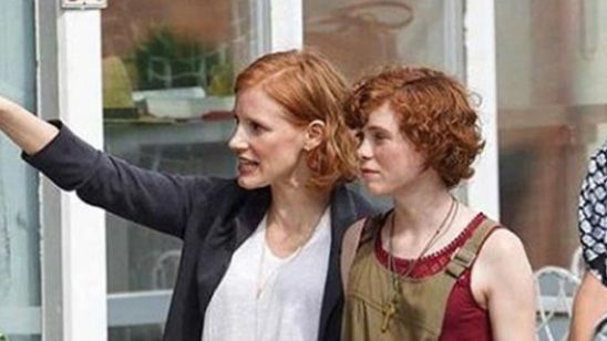 'It 2': Jessica Chastain y Sophia Lillis, juntas como Beverly en el set de rodaje