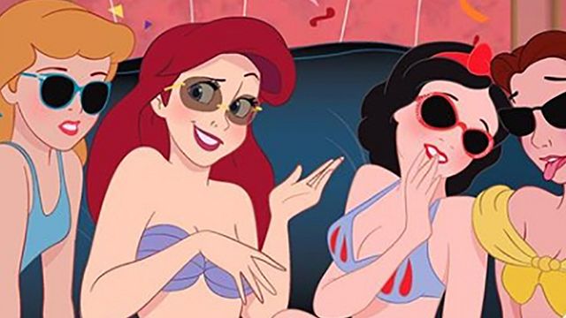 Así serían las princesas Disney en situaciones del siglo XXI noticias imagen