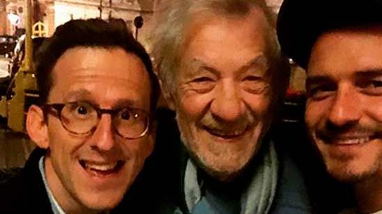 Orlando Bloom e Ian McKellen se reencuentran así de felices noticias imagen