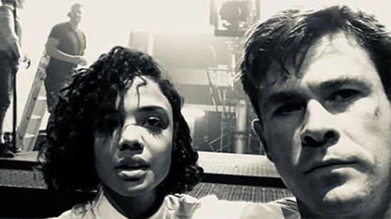 Chris Hemsworth y Tessa Thompson regresan al rodaje de 'Men in Black' noticias imagen