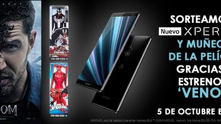 ¡SORTEAMOS UN SONY XPERIA XZ3 Y MUÑECOS DE LA PELÍCULA 'VENOM'! noticias imagen