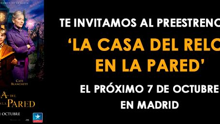 ¡SORTEAMOS ENTRADAS DOBLES PARA EL PREESTRENO DE 'LA CASA DEL RELOJ EN LA PARED'! noticias imagen
