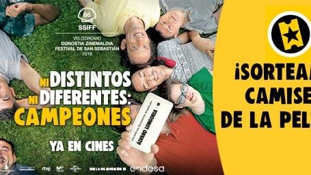 ¡SORTEAMOS 5 CAMISETAS DE 'NI DISTINTOS NI DIFERENTES: CAMPEONES'! noticias imagen