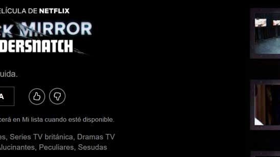 'Bandersnatch', la película interactiva de 'Black Mirror', ya aparece en Netflix noticias imagen