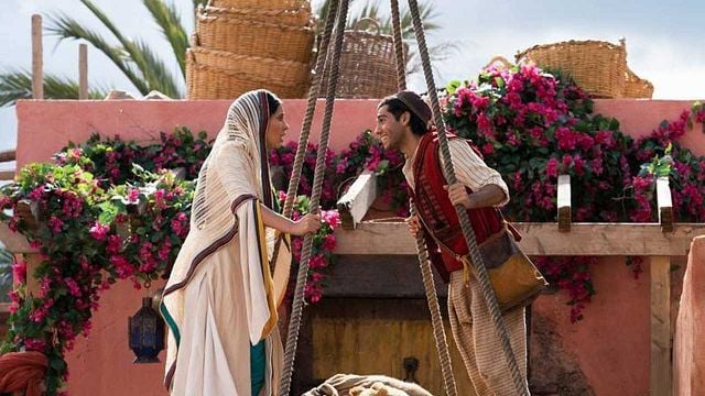 Aladdin y Jasmine se conocen en la nueva imagen de la película de acción real de Disney noticias imagen