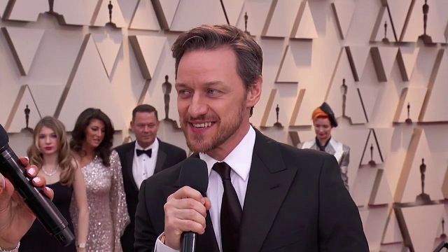 Oscar 2019: James McAvoy plasma en su camisa la firma de los invitados noticias imagen