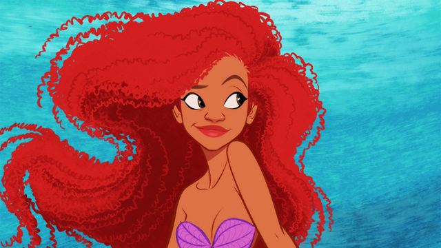 Los fans de 'La sirenita' de Disney ya están creando 'fan arts' inspirados en Halle Bailey