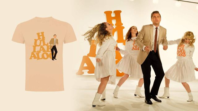 Leonardo DiCaprio y su baile en 'Érase una vez en... Hollywood', protagonistas de la nueva camiseta exclusiva de SensaCine
