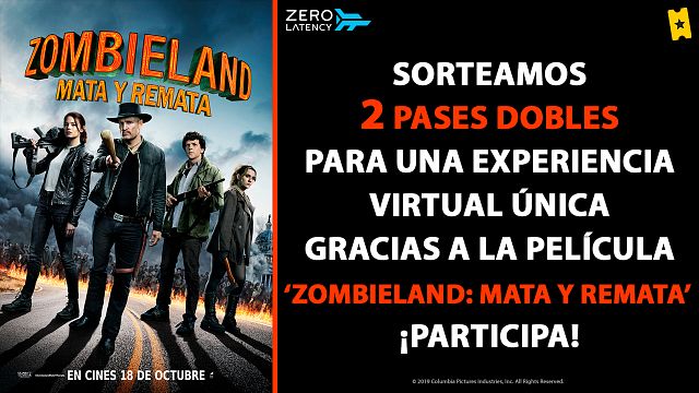 SORTEAMOS DOS PASES DOBLES PARA VIVIR UNA EXPERIENCIA ZOMBI EN PRIMERA PERSONA GRACIAS A 'ZOMBIELAND: MATA Y REMATA' noticias imagen