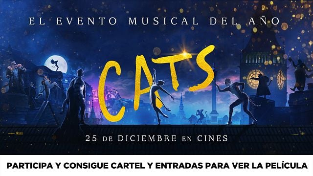 Sorteamos packs de 'Cats' formados por una entrada doble para el cine y un póster de la película noticias imagen
