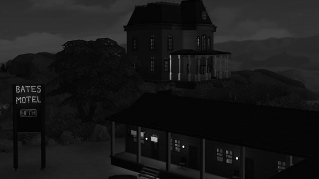 El Bates Motel de 'Psicosis' y la casa de 'Parásitos', recreados por una usuaria de 'Los Sims 4' 
