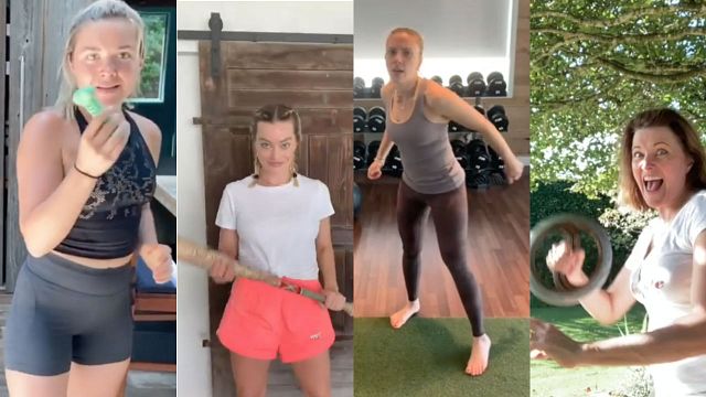 Scarlett Johansson, Florence Pugh, Margot Robbie y más actrices se pegan en el #BossBitchFightChallenge noticias imagen