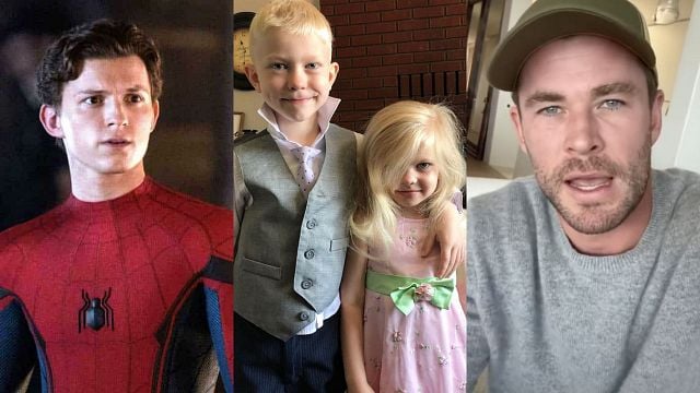 Chris Hemsworth y Tom Holland se unen a Chris Evans y envían un mensaje al niño que salvó a su hermana del ataque de un perro noticias imagen