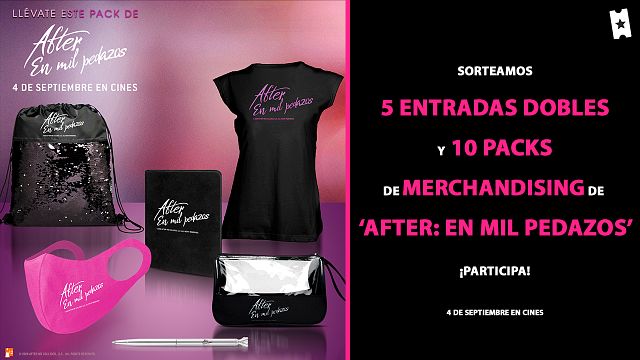 Sorteamos 5 entradas dobles y 10 'packs' de 'After. En mil pedazos' noticias imagen