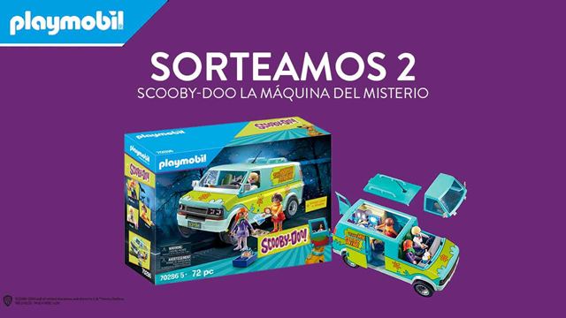 Sorteamos 2 'packs' de Playmobil 'SCOOBY-DOO La Máquina del Misterio' con las figuras de Daphne, Velma y Fred