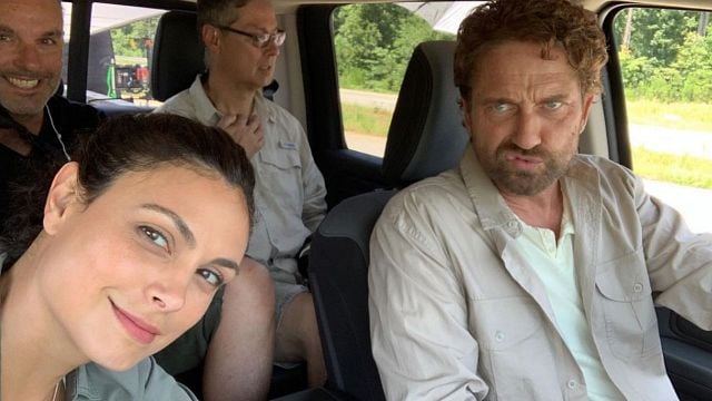 'Greenland: El último refugio': Gerard Butler y Morena Baccarin recuerdan el rodaje con estas imágenes detrás de las cámaras noticias imagen