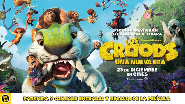 'Los Croods: Una nueva era': ¡Sorteamos 5 'packs' formados por una entrada doble para ver la película, un llavero, una riñonera y un kit para pintar en piedra! noticias imagen
