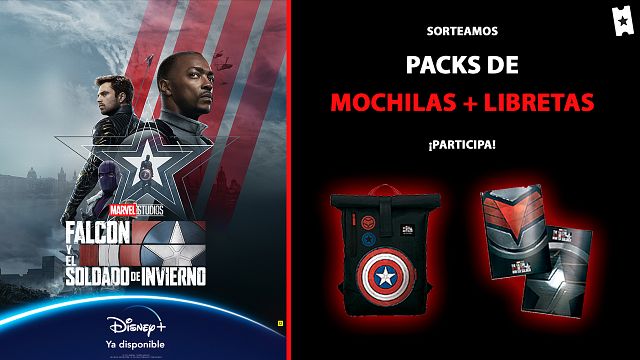 Sorteamos 10 mochilas y 10 libretas de 'Falcon y el Soldado de Invierno', la serie de Disney+ noticias imagen