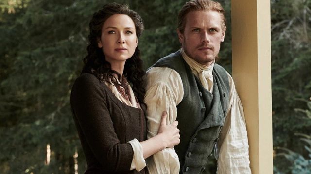 'Outlander': Caitriona Balfe y Sam Heughan celebran 7 años como Claire y Jamie con estas fotos detrás de las cámaras noticias imagen