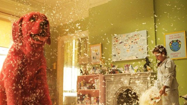 'Clifford, el gran perro rojo': Así es un día de trabajo junto a la enorme y adorable mascota carmesí que conquistará tu corazón noticias imagen