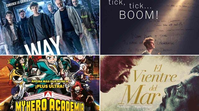 'Way Down', 'My Hero Academia: Misión mundial de héroes', 'Tick, tick... Boom!' y 'El vientre del mar' destacan entre los estrenos de cine del fin de semana