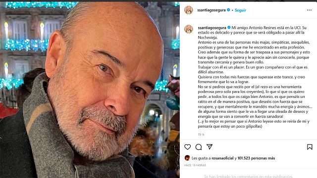 Santiago Segura: "Si Antonio (Resines) leyera esto pensaría que estoy un poco gilipollas y se reiría de mí" noticias imagen