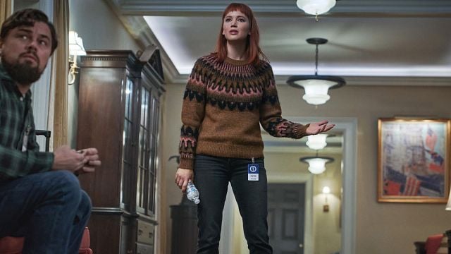 'No mires arriba': El chiste que hace referencia al famoso papel que perdió Jennifer Lawrence  noticias imagen