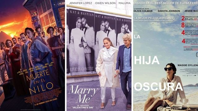 'Muerte en el Nilo', 'Cásate conmigo' y 'La hija oscura' destacan entre los estrenos de cine del fin de semana