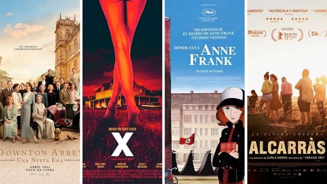 'Downton Abbey: Una nueva era', 'X', 'Dónde está Anne Frank' y 'Alcarràs' destacan entre los estrenos de cine del fin de semana