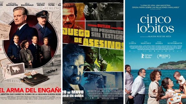 'El arma del engaño', 'Juego de asesinos' y 'Cinco lobitos' destacan entre los estrenos de cine del fin de semana