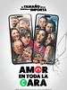 Cartel de Amor en toda la cara