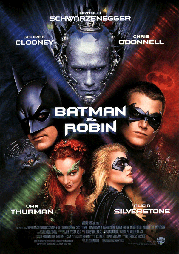 Cartel de Batman y Robin