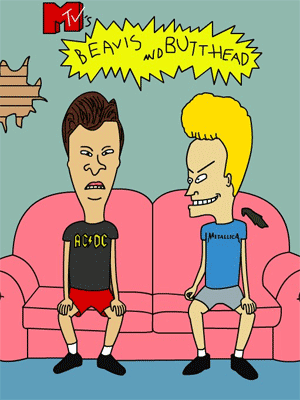 Cartel de Beavis y Butt-Head