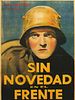 Cartel de Sin novedad en el frente