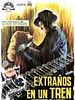 Cartel de Extraños en un tren