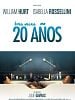 Cartel de Tres veces 20 años