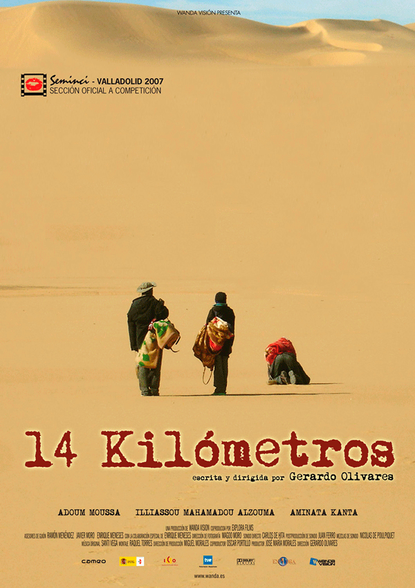 Cartel de 14 Kilómetros