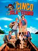 Cartel de Los cinco y la isla del tesoro