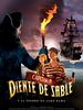 Cartel de Capitán Diente de Sable y el tesoro de Lama Rama