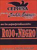 Cartel de Rojo y negro