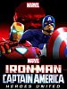 Cartel de Marvel Iron Man y Capitán América: Heroes United