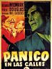 Cartel de Pánico en las calles