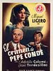 Cartel de El crimen de Pepe Conde