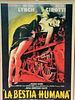 Cartel de La bestia humana