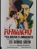 Cartel de Fu-Manchú y el beso de la muerte